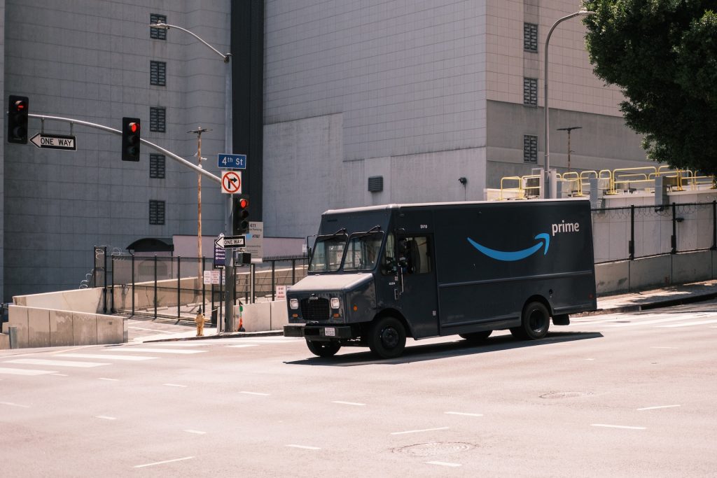 Photo of an Amazon Truck